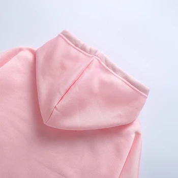 Novo Okriljem Akademije Modni Pulover Hooded Sweatershirt Ženske Pozimi Toplo Plus Trendy Vrhovi Jeseni