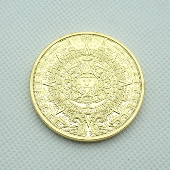 2020 1pcs/veliko Majevski Koledar Azteški Civilizaciji, Vroče Prodaje Mayan Zbirka Ameriški Spominek Kovanec
