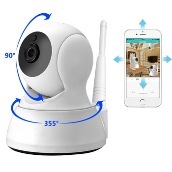 Dvosmerni Audio, HD 720P 1MP Night Vision IP Kamera Brezžična Mini Kamera Home Security CCTV WiFi Kamera Baby Monitor