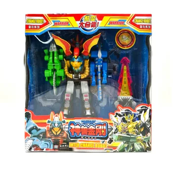 Megazords UCHU SENTAI KYURANGER Preoblikovanje Robot Dinozaver Rangers Igrač in figuric Za Otroke Božična Darila