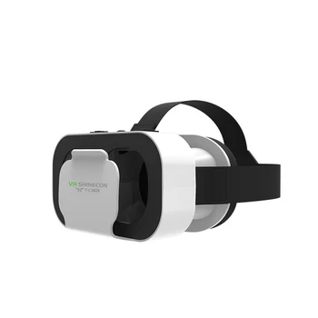NOVI VR SHINECON G5 VR Očala 3D Virtualni Realnosti Očala 300 palec 720-1080 Slušalke za Pametni