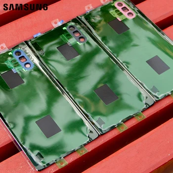 Samsung Original Telefon Zadnji Pokrov Baterije Za Samsung Galaxy Note 10 Note10+ Note10 Plus Opomba X Steklo Ohišje Zadnji Pokrovček