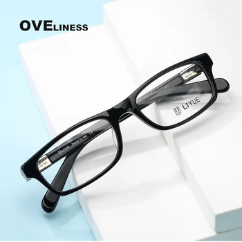 2020 Modni očala okvirji Acetat eye glasses okvir moški ženske Optični Kratkovidnost Recept Jasno očala Očala očala