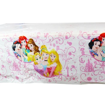 Disney Šest Princesa Teme za Enkratno uporabo Prtom Dekle Rojstni dan Temo Stranki Poroka Dekoracija Risanka Pribor Tablecover 1pcs