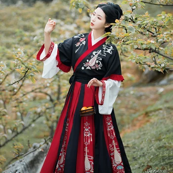 Novo Hanfu Kitajski Festival Oblačila Wei Jin Dynastic Kostum Dekle Pravljice Obleko, Ki Opravljajo Roupa Feminina Cosplay Fazi Obrabe 3261