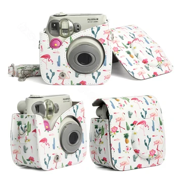 Fujifilm Instax Mini 7s 7c Fotoaparat Primeru, Kvalitetno PU Usnje Torba s Traku za Fuji Instax Mini 7s 7c Fotoaparat