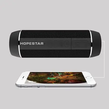 HOPESTAR P11 Nepremočljiva Bluetooth Zvočnik na Prostem Brezžični Zvočniki Izposoja Prenosnih Subwoofer Bass Moči Banke LED luči za Kolo