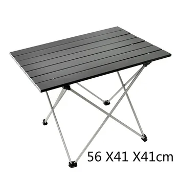 Prenosni Zunanji ultralahkih aluminija folding taborjenje tabel žar piknik mizo self-vožnja ribolov, prosti čas, pohištvo MJ710