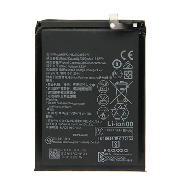 Original 3400mAh HB396285ECW Baterija Za Huawei P Smart (2019) / Uživajo 9S POT-LX1 POT-LX3 POT-AL00 Mobilni Telefon +Orodja