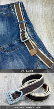 40 42 46 48inch velikosti pasu 130 150 cm podaljšali zgosti črna, bež platno pas za moške jeans elastični pas brezplačna dostava