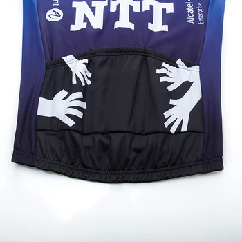 Pozimi leta 2020 NTT TEAM Kolesarski DRES suknjič Kolesarske Hlače komplet moških Ropa Ciclismo Toplotne Runo Long sleeve kolesarjenje Maillot Culotte