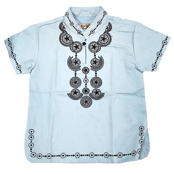 Debelo 2020 Nov Prihod Moda Poletje Vezeni T-Shirt Za Otroka Afriška Oblačila Za Otroka, Vezenih Bombaž Fant Top Majica