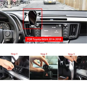Držalo za telefon Za Toyota RAV4 2016 2017 2018 nadzorna plošča Air Vent Avto, mobilni telefon Gori 360 Stopinj Rotacija, Stojalo za dodatno Opremo
