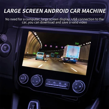 USB Full HD Avto DVR Vožnje Snemalnika Videa Za Android Avto GPS Navigacija Night Vision ADAS Dash Cam Mini Skrite Tip Registrar