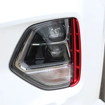 Avtomobilski Žarometi Zrak Okvir Pokrova Trim Kroma Styling Zunanjosti Pribor za Hyundai Santa Fe Santafe IX45 4. 2019 2020(