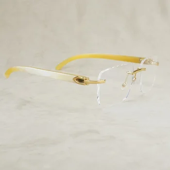 Vintage Jasno, Leče Očala Moških Luxury Womens Očala Jasno, za Branje Retro Carter Bralec Očala za Nerd Recept
