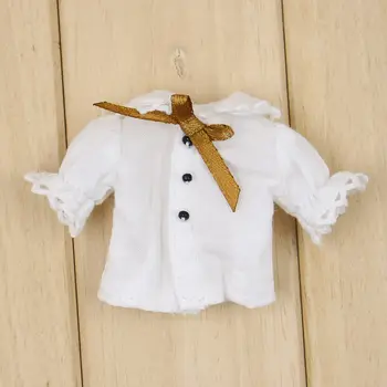 Obleke za Middie Tovarne Blyth lutka puff sleeve majica s traku krilo obleko za 20 cm BJD