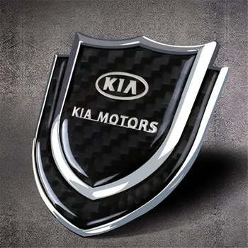 Metal + ogljikovih vlaken Avto Emblem Nalepke za GEELY MINI Renault, Kia in drugih 32 Avto logotip Nalepko za Celotno telo, sprememba Nalepka