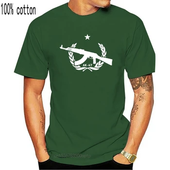 Ak - 47 T Shirt Ohlapne majice Poletje Slog, Moda Zamotek Ohlapne Majice