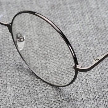 SWOKENCE visokokakovostnega Legiranega Očal Okvir Ženske Moški Retro Oblikovalec Krog Brez Dioptrije Spektakel Recept Optičnih Slik F104