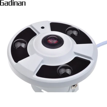 GADINAN AHD Kamera 2MP, Panoramski 1,7 mm Objektiv 360 Stopinjskim Fisheye Fotoaparat AHDH 1080P Full HD CCTV Kamere