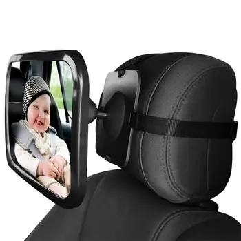 Baby Avto Vzvratno Ogledalo za Zadnji Sedež Zadaj Auto Dojenčka Carseat Ogledala Notranjost Avtomobila Otroka Otroci Spremljajo Povratne Sedeži Ogledalo