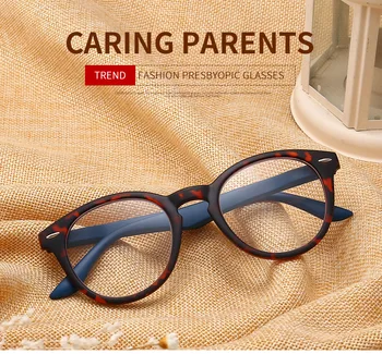 Higodoy Retro Polno-okvir Očal za Branje Očala Starih Moških Branje Očala Pomlad Stopala Svile Očala Krog Unisex Očal Okvir