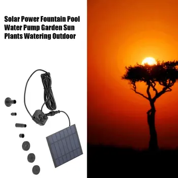 Sončna energija Vodna Črpalka Vrt Sonce zalivanje rastlin na prostem, Vodnjak, Bazen Črpalka Dekor