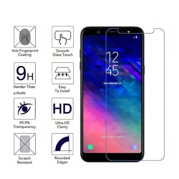 VSKEY 10PCS 2.5 D Kaljeno Steklo Za Samsung Galaxy A6 Plus 2018 A6S A6+ Zaščitnik Zaslon Anti Scratch Telefon Zaščitno folijo