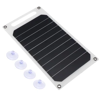 CLAITE 5V 10W DIY solarnimi Slim Light USB Polnilec za Baterije Portable Power Bank Pad Univerzalni Kit, ki je Popoln Telefon Razsvetljava Avto