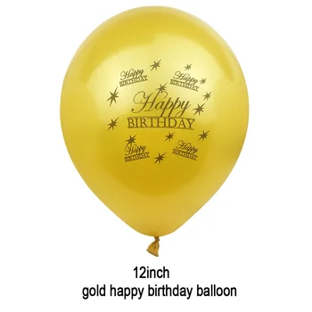 Amawill 45 Let, Rojstni dan Okraski Odraslih za Črno Happy Birthday Banner Star Folija Baloni 12 Latex Balon 7D
