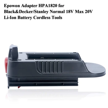 Hpa1820 20V Baterije Pretvori Adapter Za Black Decker/Stanley/Porter Kabel 20V Max Litijeva Baterija Za Black Decker 18V Ni-Mh Bat