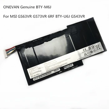 NOVE BATERIJE BTY-M6J Laptop Baterija za MSI GS63 GS63VR GS73 GS73VR 6RF-001US BP-16K1-31 BTY-U6J Serije BTY-U6J 11.4 V 64.98 Wh