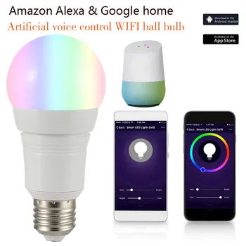 E27/B22/E14 11W WiFi Smart LED Žarnice, 16 Milijonov Barv za googlova Domača stran Amazon Alexa WWO66