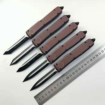 VROČE PONUDBE OTF UT Žepni nož D2 rezilo 6061-T6 Aluminija ročaj prostem kampiranje Taktično EOS orodje večerja kuhinjski noži