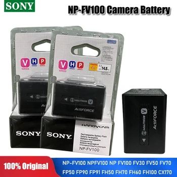 Sony Original 6.8 v NP-FV100 NPFV100 NP FV100 3700mah Litijeva Baterija za ponovno Polnjenje FV30 FV50 FV70 FP50 FP90 FP91 FH50 Fotoaparat Celic