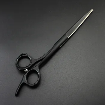 Strokovno japonska 440 jekla 5 5.5 6 inch črne lase, škarje za rezanje barber makas frizuro škarje škarje frizerske škarje