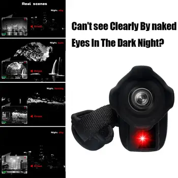 Night Vision Oko Lov Področje HD 10-Krat Povečevalno Steklo Ogled Infrardeči Teleskop Odkrivanje Nočnega Vida Naprave