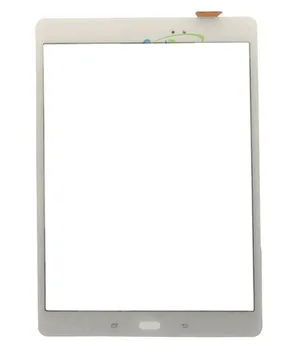 9.7 Palčni zaslon Za Samsung Galaxy Tab A SM-P550 P551 P555 Zaslon na Dotik Steklo Objektiv Računalnike Sprednje Steklo Črno Bel S Trakom