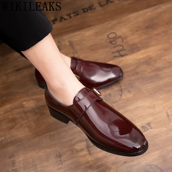 Menih Traku Čevlji Formalno Usnjeni Čevlji Za Moške Večerno Obleko Podjetja Čevlji Za Moške Oxford Velik Obseg Moške Scarpe Uomo Eleganti