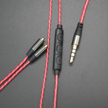 Nadgradili Zamenjava Slušalke Kabel za VJJB N1 Moxpad X3 Slušalke Kabel z Mikrofonom kontrolnika za Glasnost za xiaomi iphone 7 7s