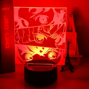 Anime Demon Slayer Obraz Splice Akril Led Nočna Lučka za Otroke Otrok Spalnica Dekor Kul Nočna Kimetsu Ne Yaiba Lučka za Darilo