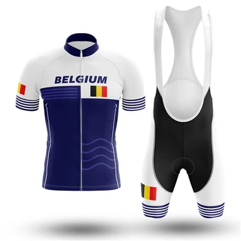 2021 Belgija Bicicleta Vrh Kolesarski Dres Pro Team Kolesarjenje Oblačila Poletje MTB Kolesarske Majice Moške Kolo Jersey Ropa Ciclismo