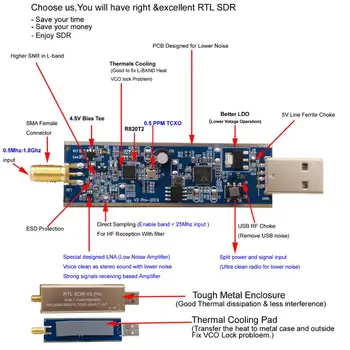 Poceni RTL SDR USB ključ od RTL SDR usb software defined radio z Brezplačno RTL SDR antena FOXWEY