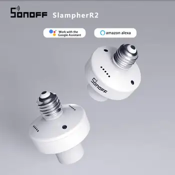Sonoff SlampherR2 E27 WiFi Smart Žarnice Držalo RF 433MHz / APP Nadzor Pametni Dom Združljiv Z Alexa Amazon, Google Doma