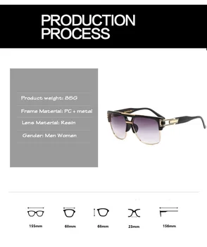 2020 Luksuzni sončna Očala Moški Ženske blagovne Znamke Oblikovalec Semi-Rimless sončna Očala Za Moške Ženske Ženski Velik Okvir UV400