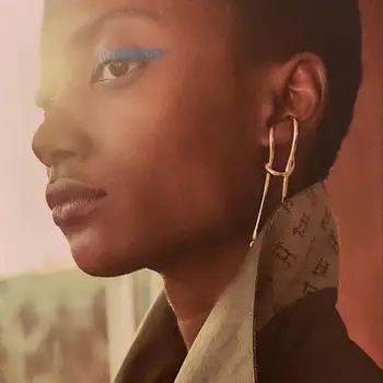 Vozel uho viseče posnetek uhan brez piercing ne luknjo za ženske zlata barva hyperbole punk uho posnetek 2020