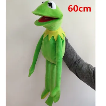 60 cm Kermit Žaba Plišastih Igrač najboljša igralka Žabe Polnjene Lutka Risanka Mehko Polnjene Igrače, Živali, Plišastih Igrač, Daril Za Otroke