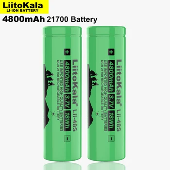 LiitoKala Lii-48S 3,7 V 21700 4800mAh li-lon baterij je za 9,6 moč 2C Stopnja Praznjenja ternary litijeve baterije DIY Električnih koles