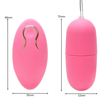 VATINE 20 Hitrost Daljinski upravljalnik Bullet Vibrator Vibracijsko Jajce Klitoris Stimulator G-Spot Massager Močan Sex Igrače za Ženske